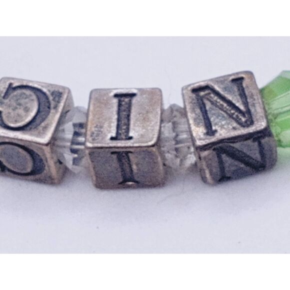 Vintage Custom Austrian Crystal and Sterling Silver Bracelet "Nicole" - Picture 3 of 12